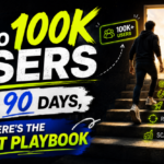 0 to 100K Users in 90 Days, Here’s the Exact Playbook
