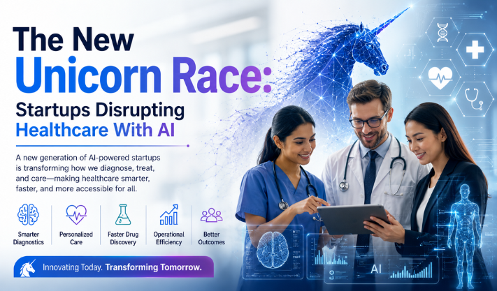 The New Unicorn Race: Startups Disrupting Healthcare With AI