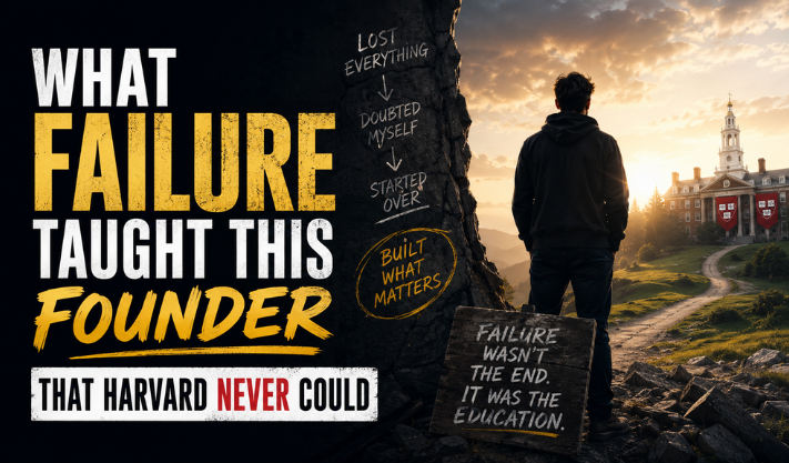 What Failure Taught This Founder That Harvard Never Could
