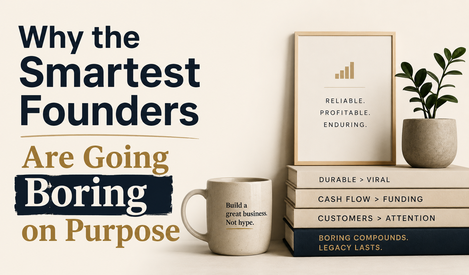 Why the Smartest Founders Are Going Boring on Purpose