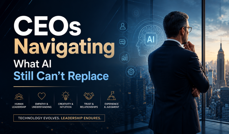 CEOs Navigating What AI Still Can’t Replace