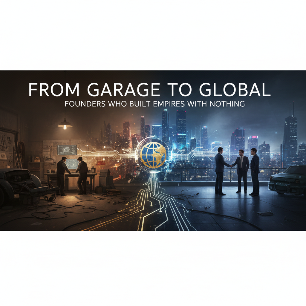 From Garage to Global: Founders Who Built Empires With Nothing