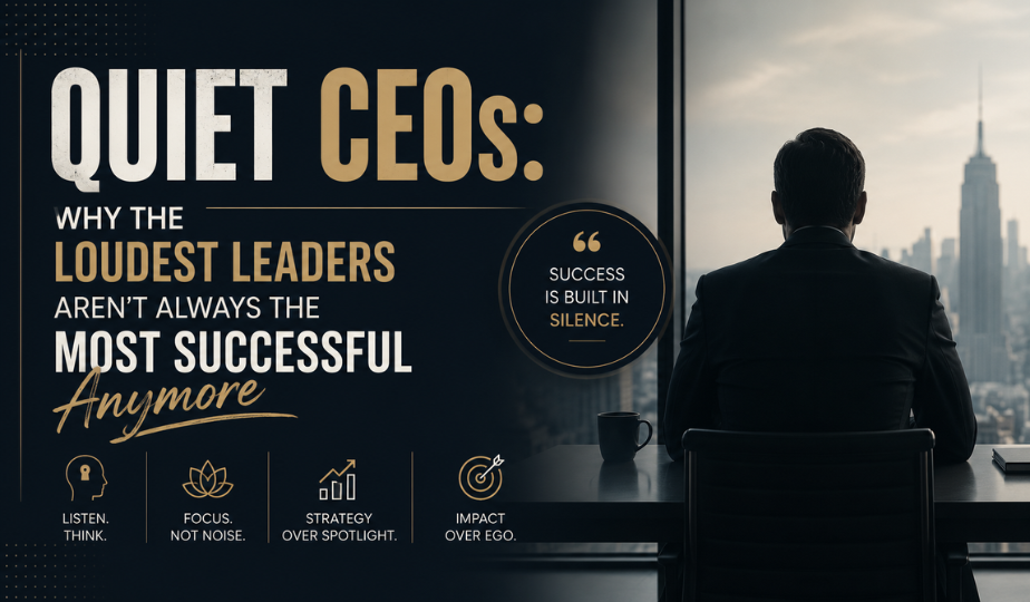 Quiet CEOs: Why the Loudest Leaders Aren’t Always the Most Successful Anymore