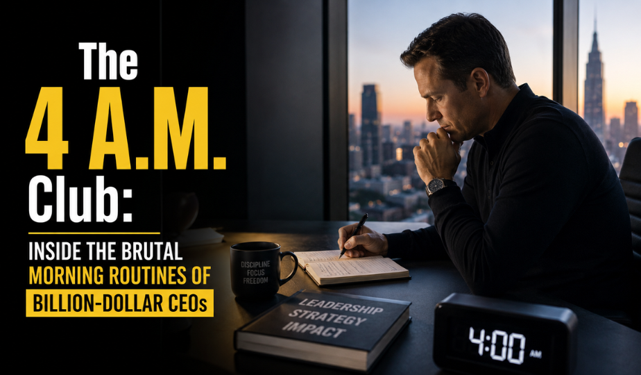 The 4 A.M. Club: Inside the Brutal Morning Routines of Billion-Dollar CEOs