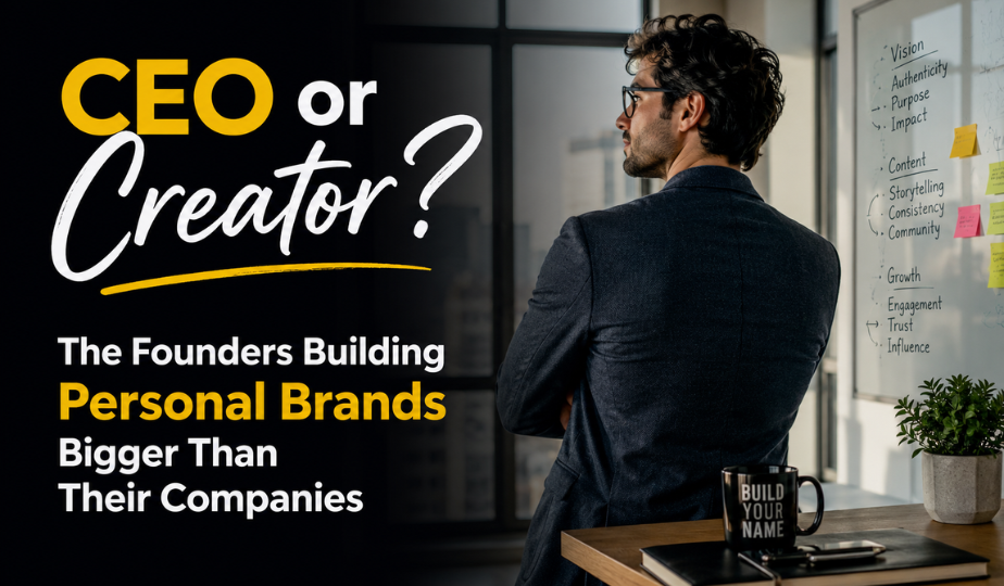 CEO or Creator? The Founders Building Personal Brands Bigger Than Their Companies