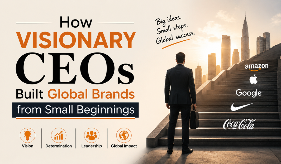 How Visionary CEOs Built Global Brands from Small Beginnings