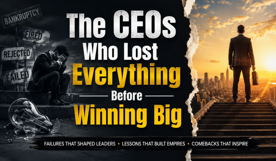 The CEOs Who Lost Everything Before Winning Big