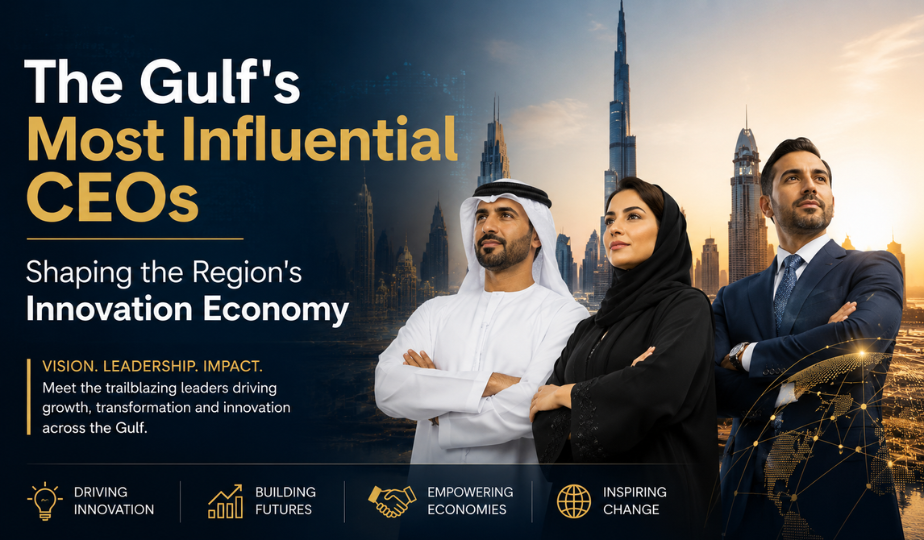 The Gulf’s Most Influential CEOs Shaping the Region’s Innovation Economy