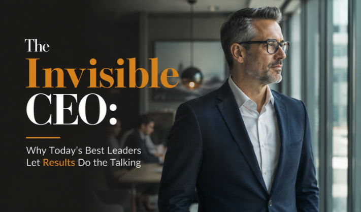 The Invisible CEO: Why Today’s Best Leaders Let Results Do the Talking