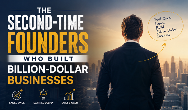 The Second-Time Founders Who Built Billion-Dollar Businesses