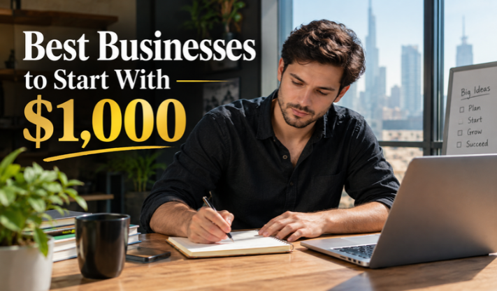 Best Businesses to Start With $1,000